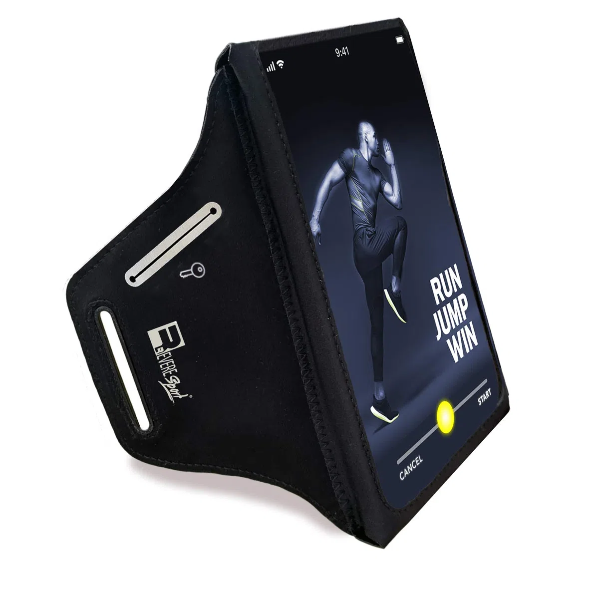 RevereSport Brazalete para Teléfono con Estuche (Otterbox, Lifeproof). Soporte para Teléfono Deportivo Compatible con iPhone 14/13/12/11/8/SE/Mini/Pro & Samsung S22/S21/S20/S10/Plus